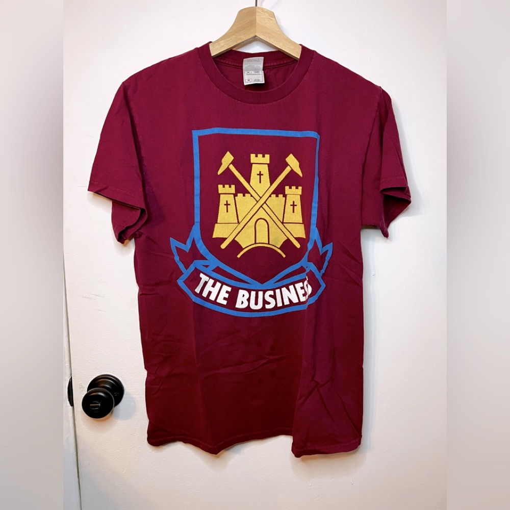 EUC Vintage The Business / West ham United FC Band Tee